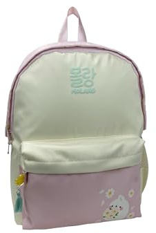 CYPBRANDS Molang- Rucksack, Schulrucksack, anpassbar ans Auto, Rucksack, rosa Farbe, offizielles Produkt