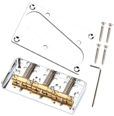 1 Juego Accesorios Guitarra de Metal para Eléctricas Reemplazo Práctico Base de Cuerdas