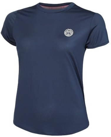 BIDI BADU Damen T-Shirt Crew Tee Dunkelblau S