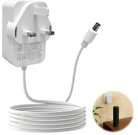 30W Power Adapter Charger for Echo Show 8 (1st/2nd/3rd Gen), Echo Show 10 (2nd/3rd Gen), Echo Show 15, Echo Show 21, Echo Show (2nd Gen), Echo Plus (2nd Gen), Echo(3rd 4th Gen), 1.5M Power Cord
