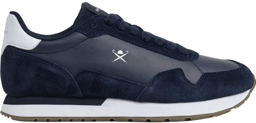 Hackett London Vector Glatte Ledersneakers