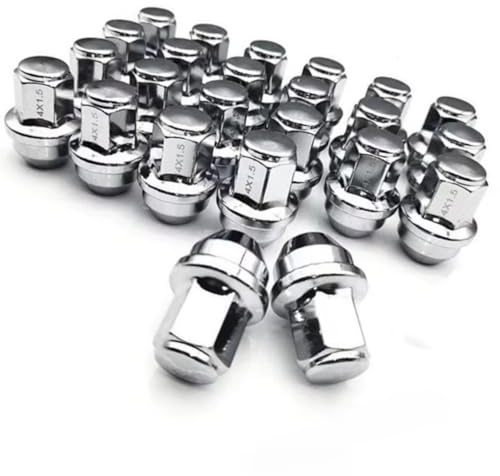 Wheel Lug Bolt Nuts Compatible With Tesla For Model 3 For Model S For Model X Car Wheel Lug Nuts Hub Screws M14x1.5 Hex 21mm Thickness 45mm 24pcs