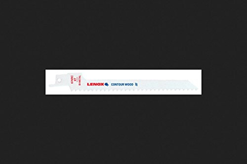 Lenox 20556676RC Reciprocating Saw Blade 6 Teeth, 0 V, White, Set of 5 Piece