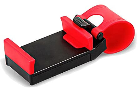 SHOP-STORY - Support de Téléphone Portable Universel de Voiture pour Téléphone Smartphone avec Fixation au Volant