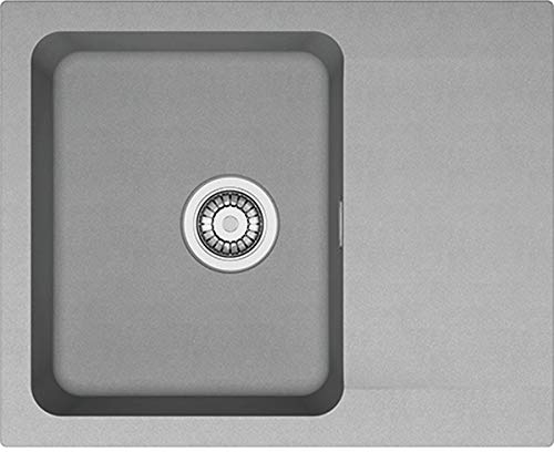 Franke OID 611-62 114.0476.310 Tectonite Orion 310-Fregadero empotrable, Color Gris Piedra, Cromo, 620 x 500 month