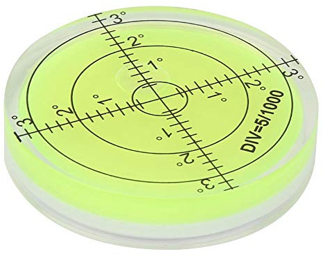 Präzisions-Wasserwaage,60 mm Durchmesser Pr?zisions-Bullseye-Wasserwaage mit Skala f¨¹r die Kameraplattform-Balance