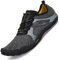 SAGUARO Barfußschuhe Herren Barfussschuhe Damen Barfuss Schuhe Outdoor Zehenschuhe Leicht Fitnessschuhe Traillaufschuhe mit Breite Zehenbox, Fast Ⅰ - Barfußschuhe Rauchiges Schwarz, Gr.44 EU