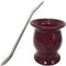 Gaucho Bruno Yerba Mate Tasse und Strohhalm Set - Traditioneller Becher aus Keramikkürbis, Trinkhalm aus rostfreiem Stahl Bombilla - Mehrweg-Set für Heim- und Reisegetränke