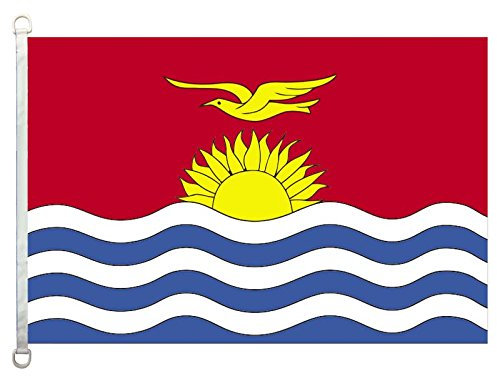 Bandiera Nulla Kiribati, 90 x 150 cm, 100% poliestere, striscione, stampa digitale.