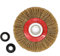 F Season 125mm Schleifbürsten Drahtbürsten für Einhand Winkelschleifer, Stahldraht, Gezopfter Draht, Legierter Stahl, 1 Stück