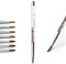 Lofuanna Pinceau à Ongles en pour Poudre Acrylique,Pinceau Rond en acrylique Kolinsky Sable pour Outil de Manucure Pédicure,Pinceau en Acrylique Avec Manche à Paillettes Liquides en or Rose（2）