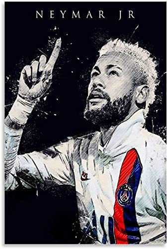Welmini 5d Diamond Painting Diamant Bilder FüR Erwachsene Und Kinder Neymar Jr DIY Kreuzstich Arts Craft Kristall Strass Stickerei 11.8''x15.7''(30x40cm) Kein Rahmen