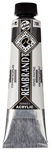 Rembrandt Tube de couleur acrylique Payne's Grey 708 40 ml