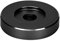 Adattatore 45 Giri/min, Giradischi a Cupola in Vinile Adattatore 45 Velocità e Giradischi, Adattatore per Giradischi Foglio di Conversione con Foro Grande Adattatore per Morsetto Nero in Vinile(Nero)