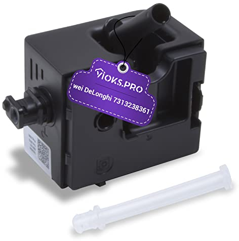 Vioks.pro Deckel Milchbehälter Ersatz für DeLonghi 7313238361 Milchaufschäumer Schwarz Delonghi Milchbehälter Nespresso Ersatzteile für Delonghi