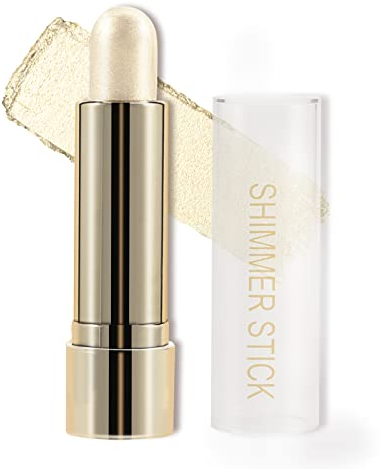 Boobeen Highlight and Glow Stick Shimmer Cream Makeup Contour Stick Highlighter Bronzer Stick Waterproof Long-lasting Face Glitter Highlighter Makeup Stick, Pack of 1