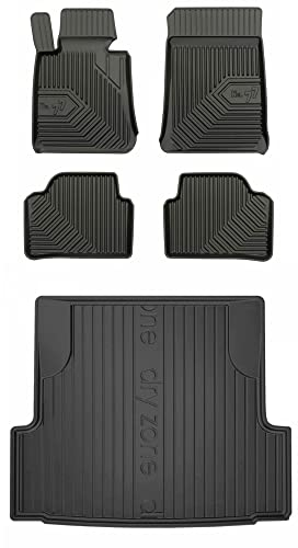 Satz Fußmatten und Gummimatte für BMW 3 E91 2004-2011