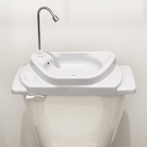 Sinkology SinkPositive GreenFlow Toilet Tank Sink, Water Saving Retrofit