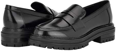 Calvin Klein Damen Grant Loafer, Schwarz 001, 39 EU