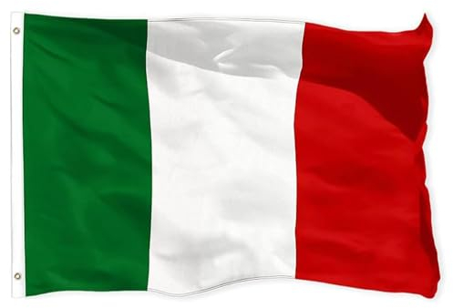 Italien Flagge,Italien Fahne,handgefertigte Italien Flaggen,Große Italien Flagge,Italien quadratische Flagge,Für Sportveranstaltungen,Paraden,Rechteck 90x150cm,1 Stücke
