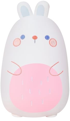 Hase Kuscheltier Plüschkissen Plüschtier Hase Süßes Plüsch Kissen Bunny Stofftier Kuschelkissen Ostern Geschenke für Kinder Deko Wohnzimmer Weiß 44cm