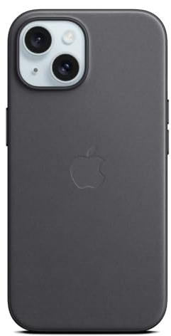 Apple Funda de Trenzado Fino con MagSafe para el iPhone 15 - Negro 