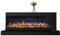 GLOW FIRE Elektrokamin mit Heizung und Kaminfeuer (Wandkamin Edge 36) - elektrischer Kamin mit LED-Feuer in 3 Farben, Heizlüfter, Deko & Fernbedienung - zum Aufhängen an der Wand - 127x61 cm, Schwarz