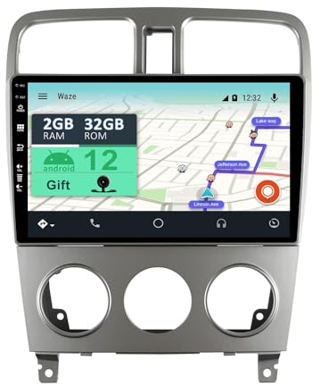 YUNTX [2GB+32GB] Android 14 Autoradio mit Navi für Subaru Forester SG (2002-2008)-9 Zoll Touchscreen-mit Kamera-DAB/GPS/Lenkradsteuerung/MirrorLink/Bluetooth 5.0/WiFi/USB/4G/CarPlay