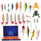 Wedhapy Fischerei Adventskalender 2023 Fischereiköder Adventskalender 2023 24 Tage Fischerei Köder Weihnachtsfischerei Fischerei Kit für Bass Forelle Lachs Männer Fischerliebhaber