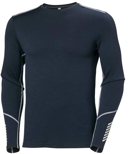 Helly Hansen Herren Lifa Merino Midweight Crew, Marine 2.0, M