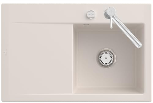 Villeroy & Boch Subway Style 45 Crema - 3347 02 KR Keramikspüle Excenterbetätigung