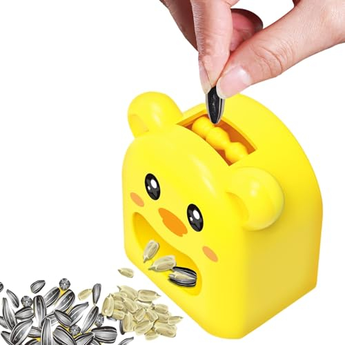 Automatische Melonenschälmaschine - Automatische Schäler-Schäl-Öffner-Maschine für Sonnenblumen-Schäler, verbesserte Version | 3-Loch-Schäler-Öffner-Maschine für Sonnenblumen,