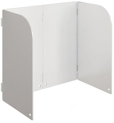 Nicoone Spritzschutz Küchenrückwand, 4 Seitiger Faltbar Spritzschutz, Leicht zu lagern, Platzsparender Klappbarer Fettspritzschutz für Küchen, Herd, Pfanne, Wand