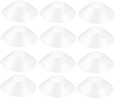 jojofuny 12pcs Range Hood Accessories Vent Filters Round Filter Net Oil Filter Net Oil Nets Kitchen Filter Net Cooker Hood Filter Range Hood Filter Screens Vent Mesh Grease Mesh