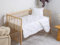 Il Gruppone Passione Casa Piumino Per Bambino Lettino 110x125 Cm 100/200/300 Gr 4 Stagioni Estate/Inverno Anallergico Trapunta Coperta Da Culla Trapuntina Traspirante Antiacaro - Bianco - 100 Grammi