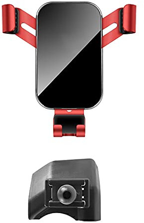 LGPBHSH Kompatibel mit Ford F150 SVT Raptor 2019 2020, Auto Handyhalterung 360° Drehbar Autohalterung Zubehör Auto Armaturenbrett Smartphone Halterung, B Red