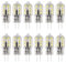 Liuyife 12 Pack Ampoules LED G4 à Deux Broches, 2W, 12V AC/DC, Blanc Froid 6000K, 2W Remplace Une Lampe Halogène De 20W, 200LM, Sans Gradation, Convient à Une Variété De Lampes à Culot G4
