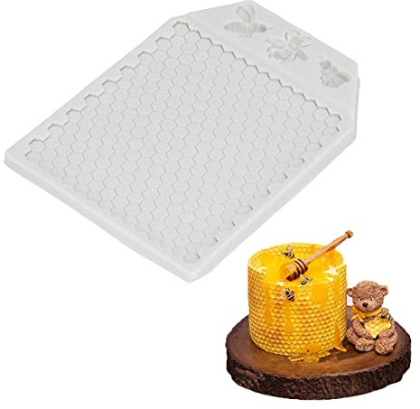 Moules à Gâteaux Fondants en Silicone avec Abeilles, Moules à Bonbons au Chocolat 3D pour Fête D'anniversaire et de Mariage