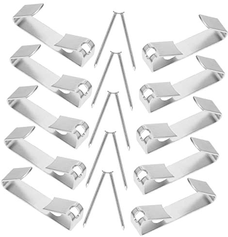 HOMOCONO 20sätze Bilderaufhänger Mit Nägeln Für Holz Und Trockenbauwände Hochleistungs-bilderaufhänger Für Hausdekoration Und Bürobilder Einfach Zu Befestigen Mit Einem Hammer