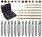 18PCS Damaged Screw Extractor Set, Hardness is 63-65HRC, Upgraded Model HSS 6542, Screw Grab Screw Removal Tool, Adult Gifts for Men, General bit Set Double Ended for Damaged Broken Stripped Screws