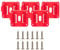 Dxyue 5 Pack Battery Holder for Milwaukee M18 18V Mounts Dock Holder 48-11-1815 48-11-1828 48-11-1850 48-11-1860, with 10 Screws