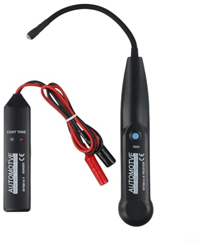 MY6814 Kabeltester und Tracer Tone Generator Kit mit LED-Sonde, flexibler Empfänger, Clip-Sender, 3,5 mm Kopfhöreranschluss, zur Erkennung von Kabel