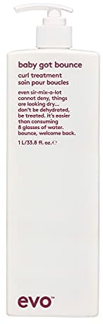 Evo got bounce curl treatment 1l I Intensive feuchtigkeitsspendende Spülung für welliges, lockiges Haar I verleiht Geschmeidigkeit und reduziert Frizz I vegan, ohne Sulfate
