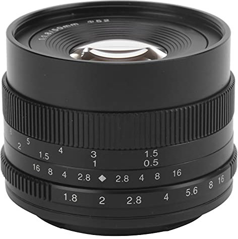 Apertura Ampia F1.8 da 50 Mm per Obiettivo EOS M per Fotocamera Canon EOS M/M2/M3/M5/M6/M6 II/M10/M100/M200/M50