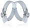 SPARES2GO Clamp Clips for Cable Conduit Flexible Tube Tidy Sleeve Pipe (for 25mm Diameter, Pack of 2)