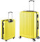 Easy Move ABS Hartschalenkoffer - Ergonomisch & Sicher - Großer Trolley Koffer mit 360° Rädern, Zahlen-Schloss - Rollkoffer, Reisekoffer Groß (Gelb, 74cm)