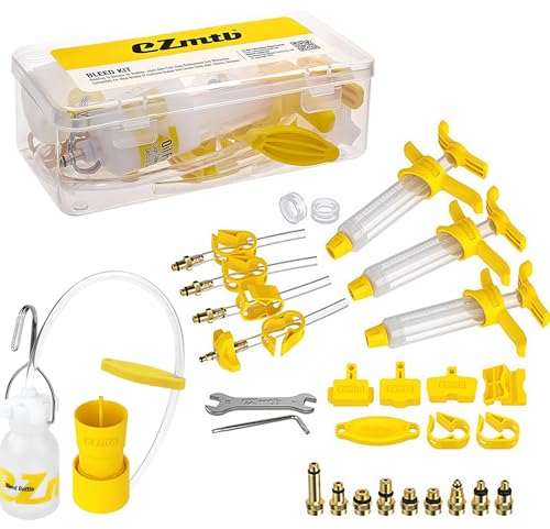 TOOSOAR Kit de Purga de Freno,Universal Herramientas de Reparación de Frenos para Shimano, Magura, Tektro