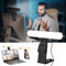 RealPlus Streaming Licht mit [Multifunktionshalter], Fernsteuerung von 3 Lichtfarben & 10 Helligkeiten, 360° Drehung Videolicht LED für PC, Handy, Laptop, Zoom-Meetings, Monitor, Webcam,Büro,Geschenk