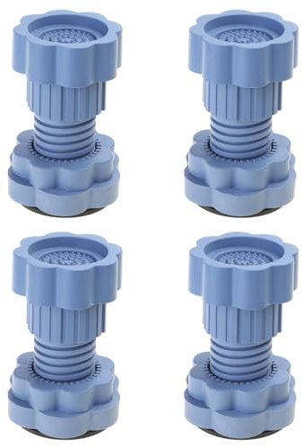 CPAOWEHF Coussinets Support Anti-Vibration pour Machine À Laver Suppression des Chocs du Bruit Pieds Réglables Lave-Linge Sèche-Linge Socles