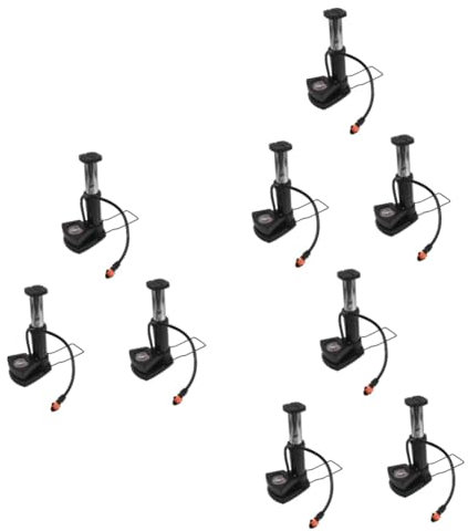 Yardwe 3St tragbare Luftpumpe caakg fahrradpump Fahrrad-luftpumpen Bike air Pump car air Pump Auto pumpe vertikale Reifenpumpe Inflation von Haushaltsfahrrädern Aluminiumlegierung Black